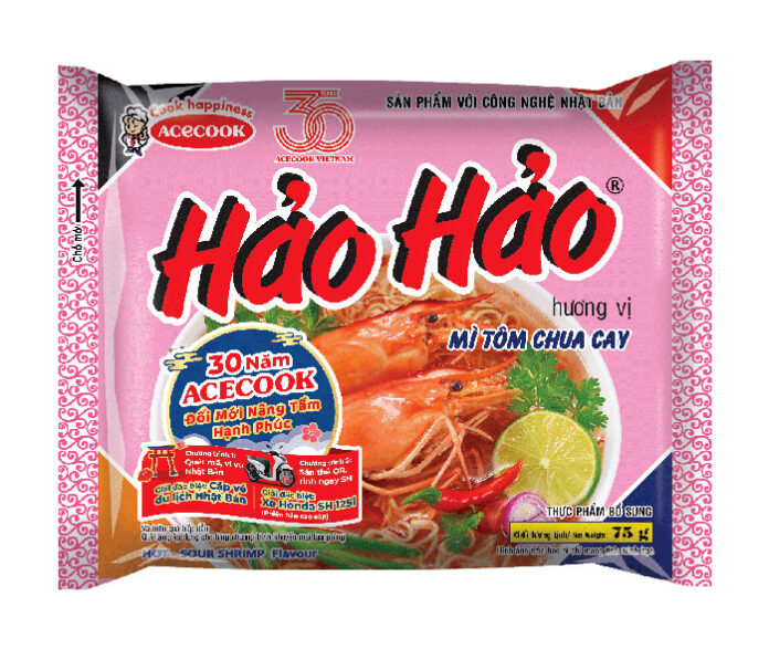 "Hao Hao" with 30th Anniversary Logo