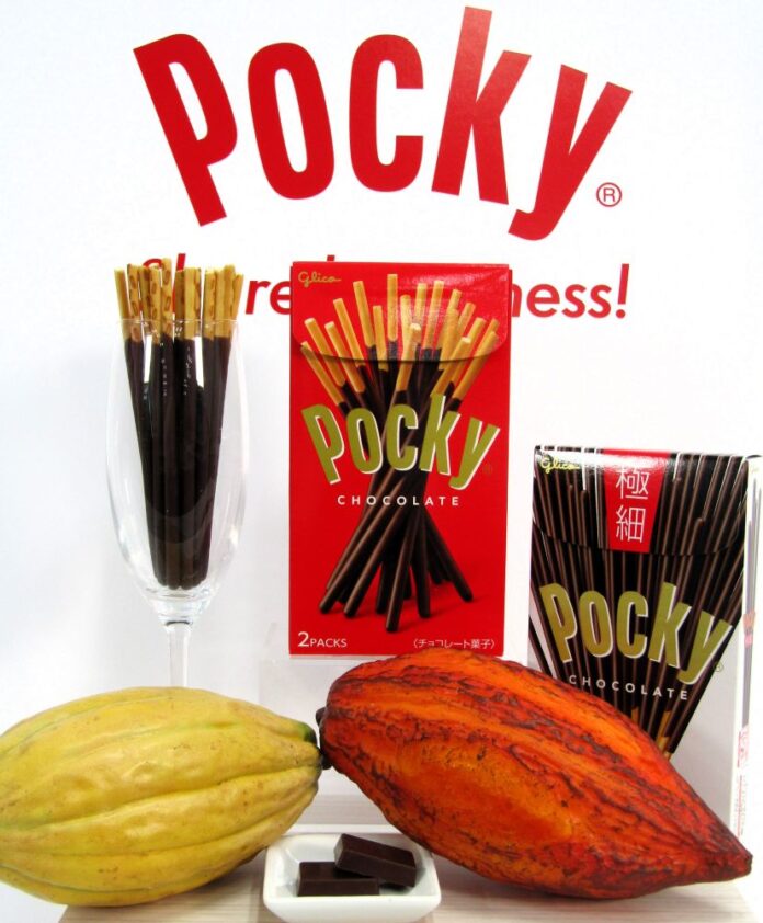The new “Pocky Chocolate” and the new “Pocky Goku Boso (Ultra-Slim)”