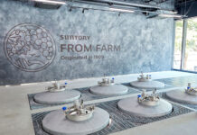 Suntory Tomi no Oka Winery Begins Operations at New Brewing Facility — Crafting Diverse Base Wines that Capture the Character of Each Grape Tanks in the new brewing facility — grape juice is poured in manually from above