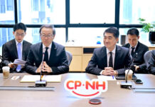 Nippon Ham Strengthens Partnership with Thailand’s CPF; Establishes Pork Processing Joint Venture Nippon Ham President Nobuhisa Ikawa (left) and CPF CEO Prasit