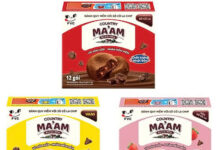 Fujiya Vietnam Completes Baked Confectionery Factory, Begins Production of “Country Ma’am” Packaging of “Country Ma’am” produced at the baked confectionery manufacturing factory in Tay Ninh Province, Vietnam