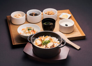 NINBEN Offers Limited-Time “Oshi-katsu” Menu at “Nihonbashi Dashi Bar Hanare” Limited menu item “Scallop Rice Cooked in Bonito Broth”