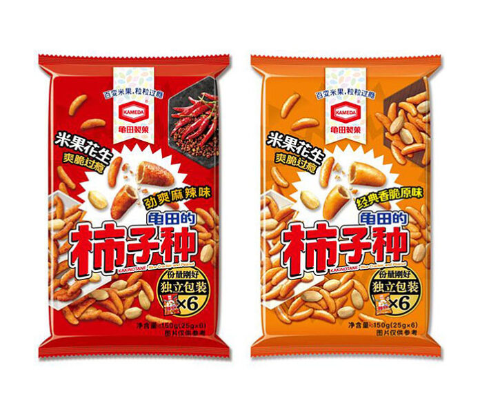 “Kameda no Kaki no Tane,” marketed in China (Kameda Seika) “Kameda no Kaki no Tane,” marketed in China (Kameda Seika)