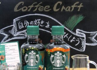 Starbucks Concentrated Beverage Makes Its Japan Debut; Differentiates Itself with “A Café Customization Experience at Home,” Betting on the Rise in Young People Drinking Coffee Iced From left, “Unsweetened” and “Caramel” of “Starbucks Coffee Craft”