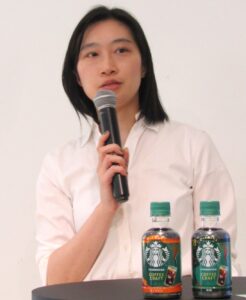 Cathy Xiu of the Starbucks CPG Business Department in the Beverage Business Division